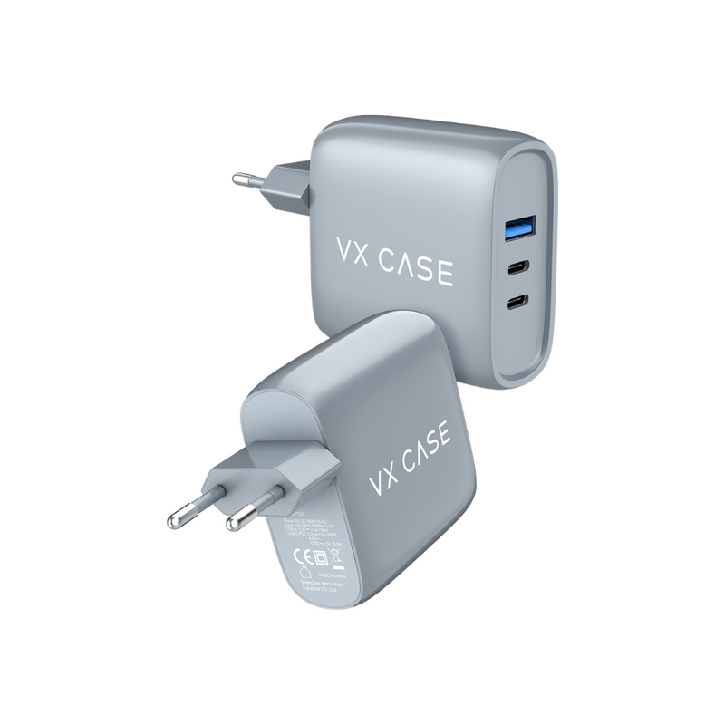 Carregador de Parede Turbo com 1 portas USB + 2 Tipo-C
